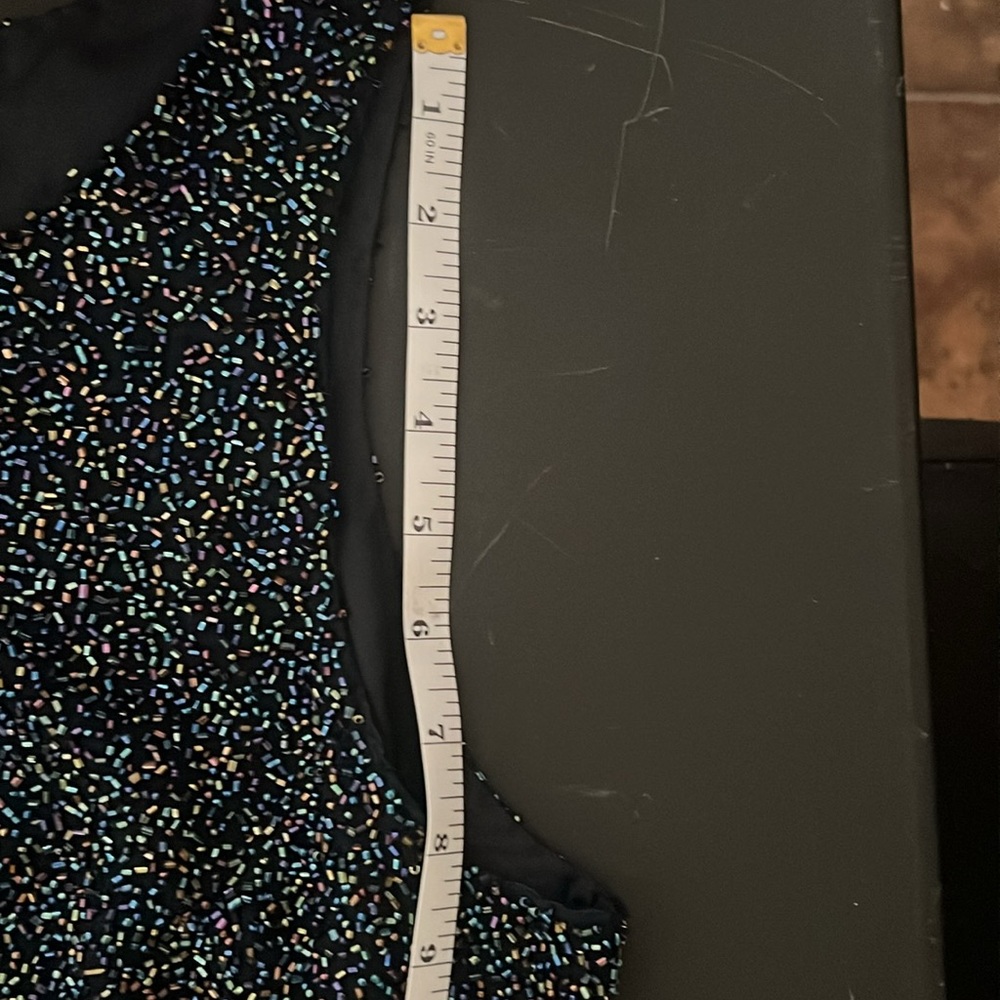 Floor Length Formal Dress with Bling Top - Picture 12 of 15